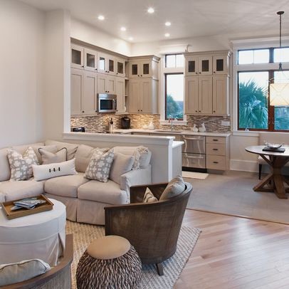 Open floorplans are popular for creating the illusion of space