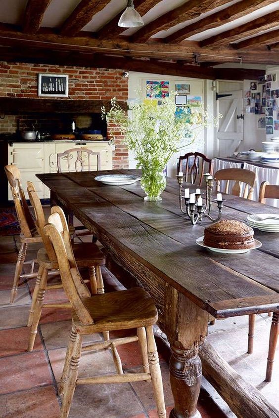 Opting for the Traditional looking kitchen table