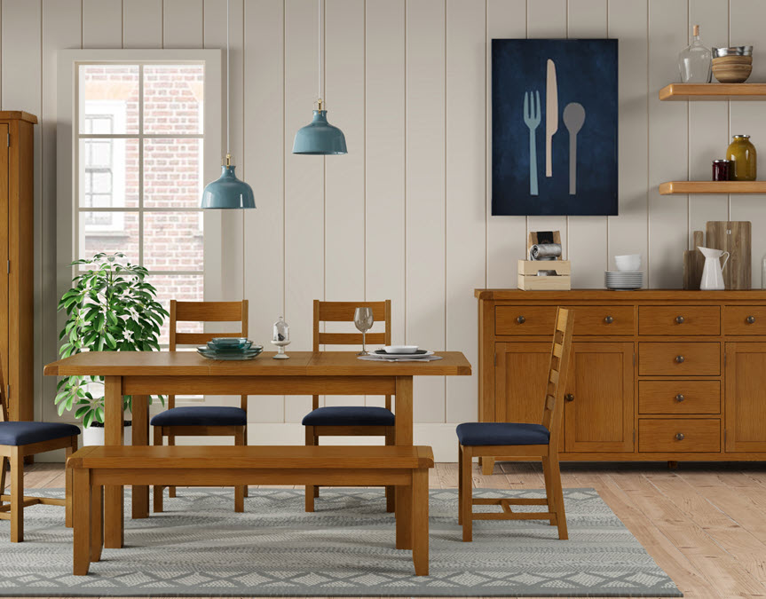 Barton Oak Living & Dining