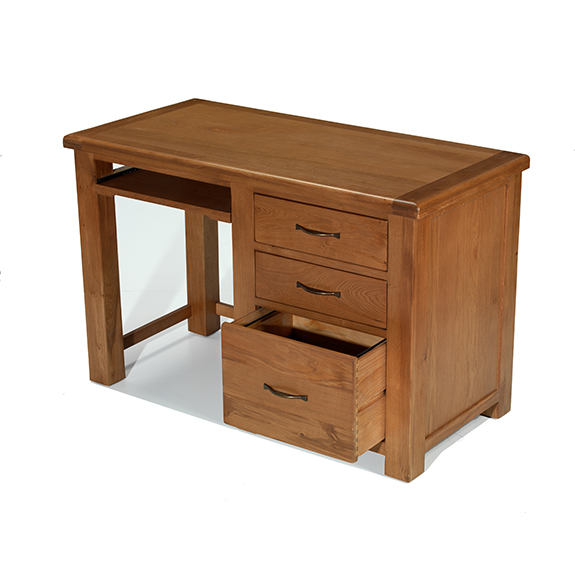 Emsworth Oak Office Desk Lifestyle Furniture UK