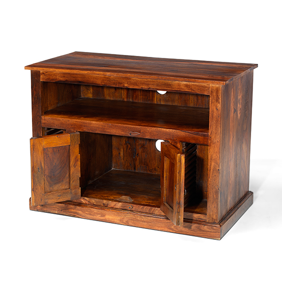 Jali Sheesham Chunky TV Stand Lifestyle Furniture UK