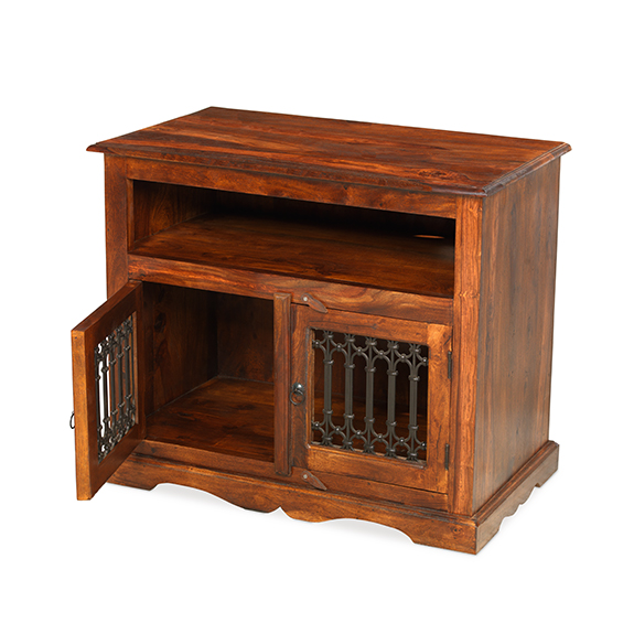Jali Sheesham Square TV Lifestyle Furniture UK