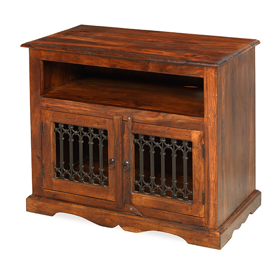 Jali Sheesham Square TV Lifestyle Furniture UK