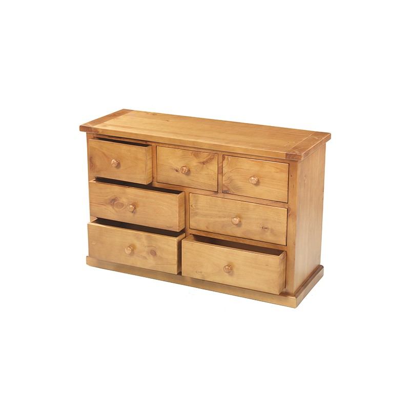 Chunky Pine 3 Over 4 Chest of Drawers