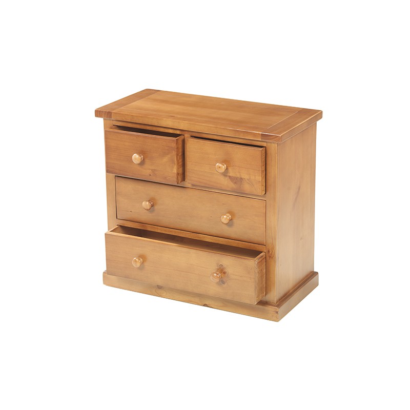Chunky Pine 2 Over 2 Chest of Drawers