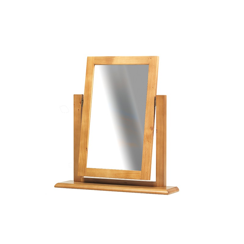 Chunky Pine Dressing Table Vanity Mirror
