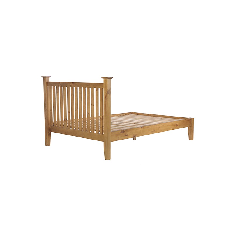 Country Pine Double Bed (4' 6")