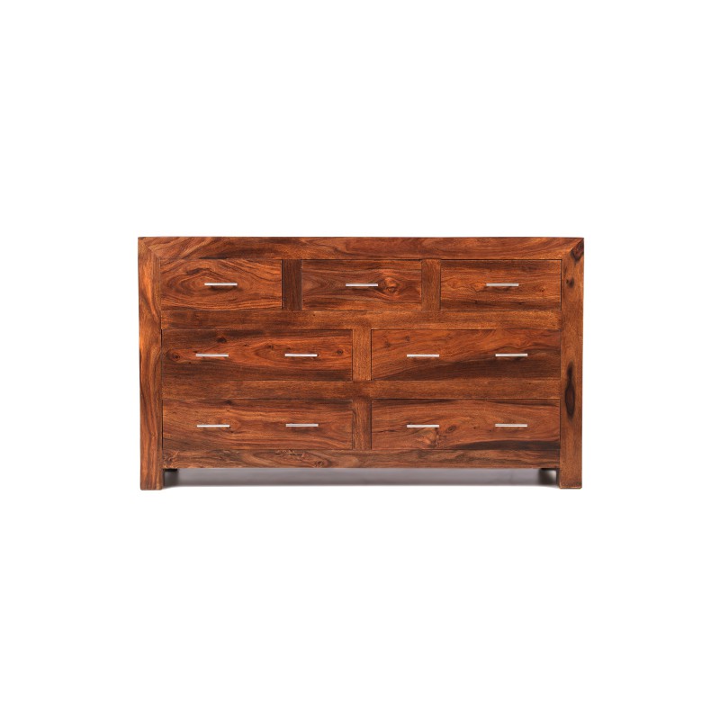 Cuba Sheesham 7 Drawer Chest of Drawers