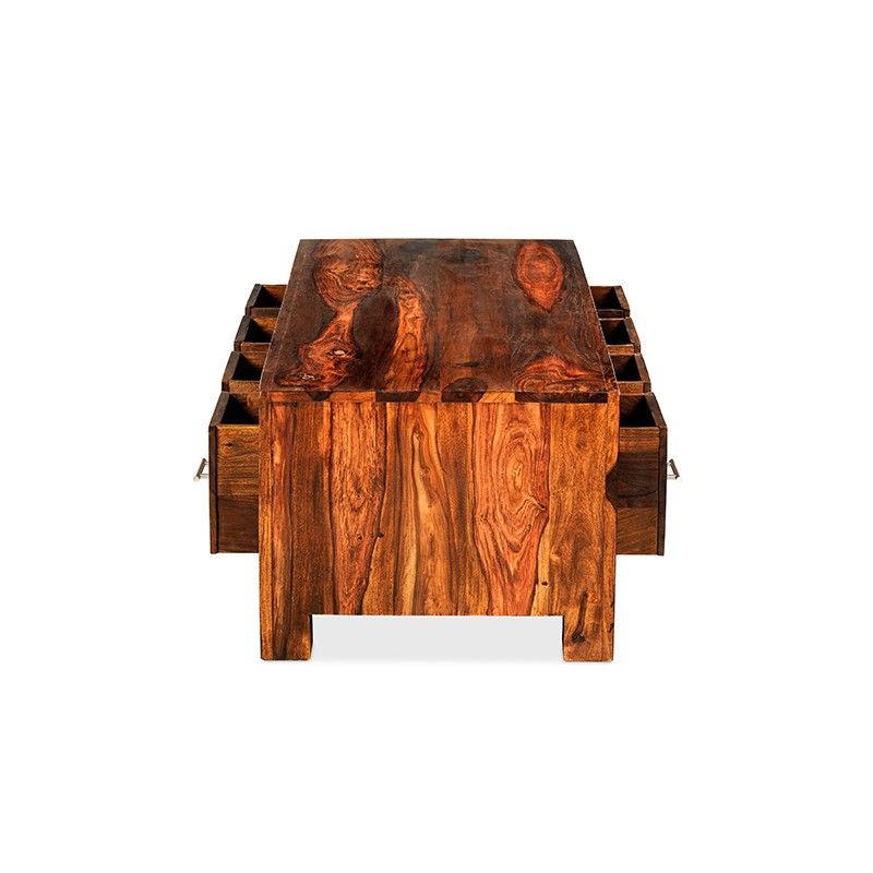 Cuba Sheesham 8 Drawer Coffee Trunk