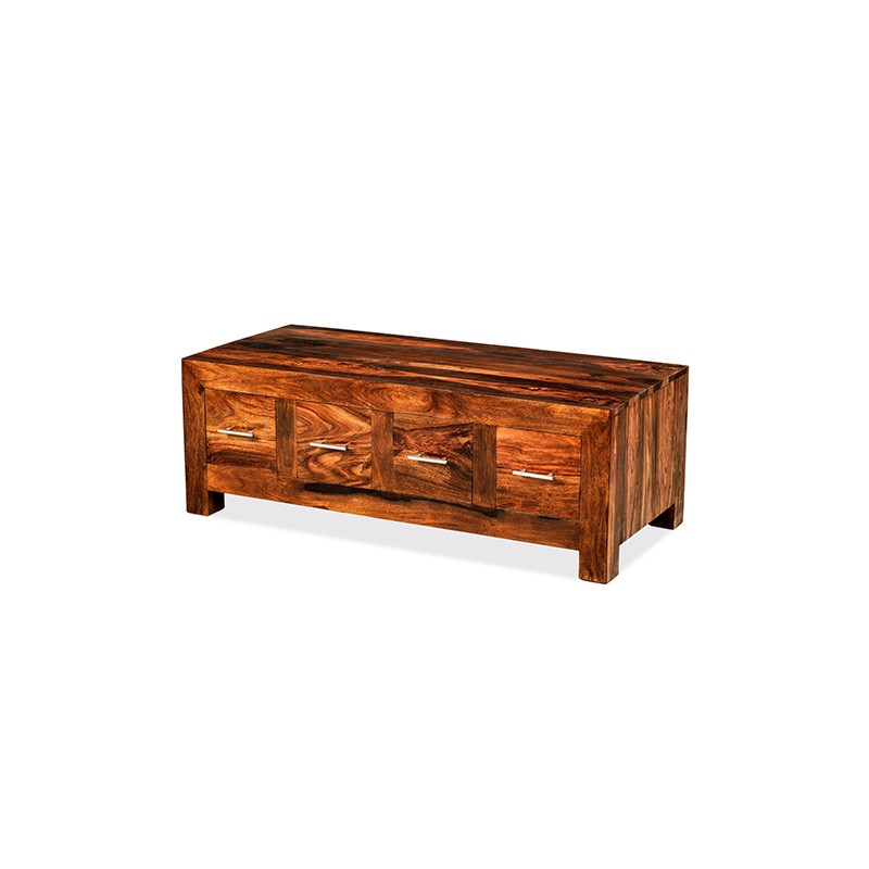 Cuba Sheesham 8 Drawer Coffee Trunk
