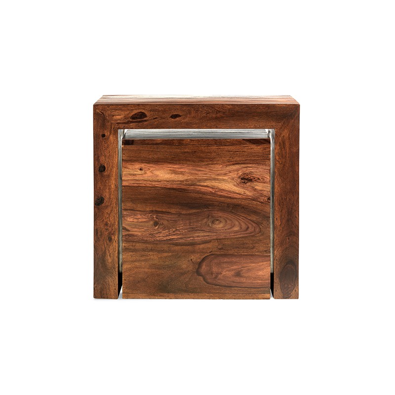 Cuba Sheesham Cube Nest of Tables