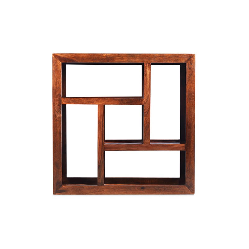 Cuba Sheesham Display Multi Shelf