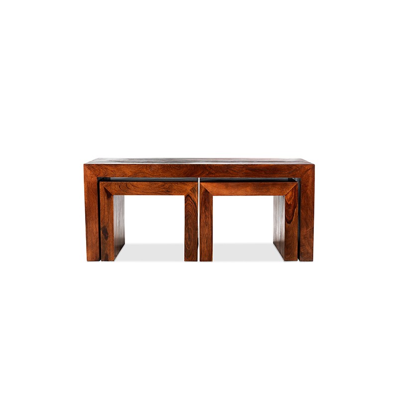Cuba Sheesham Long John Coffee Table