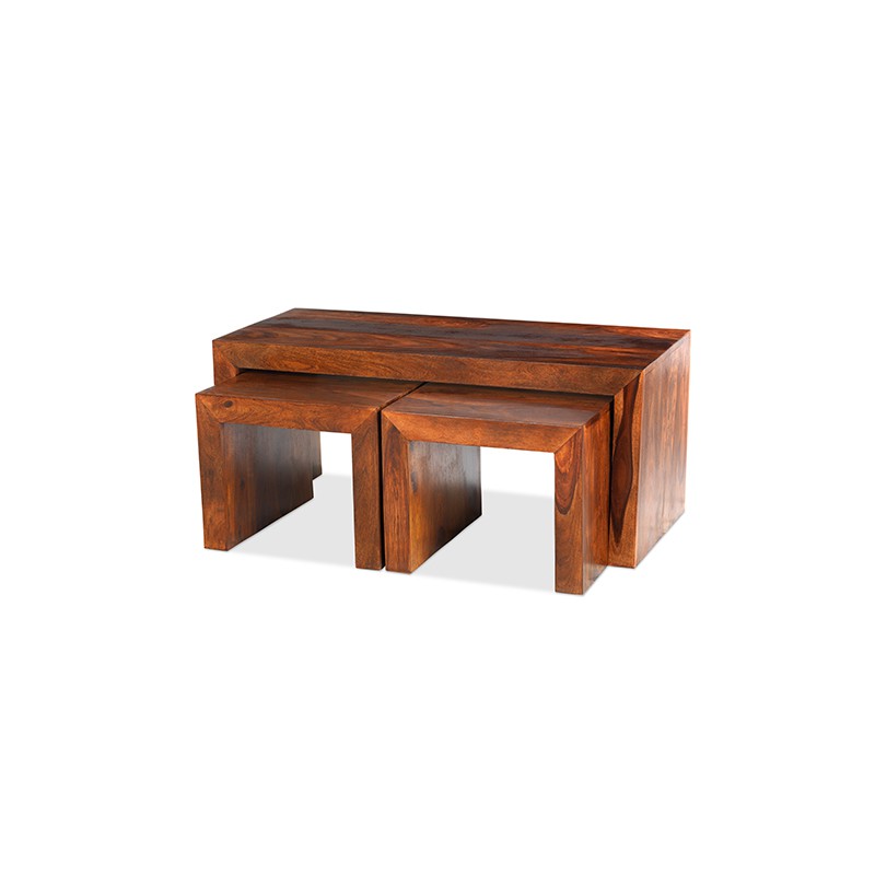 Cuba Sheesham Long John Coffee Table