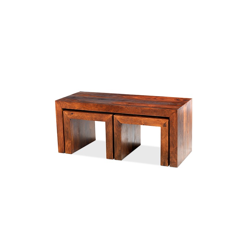 Cuba Sheesham Long John Coffee Table