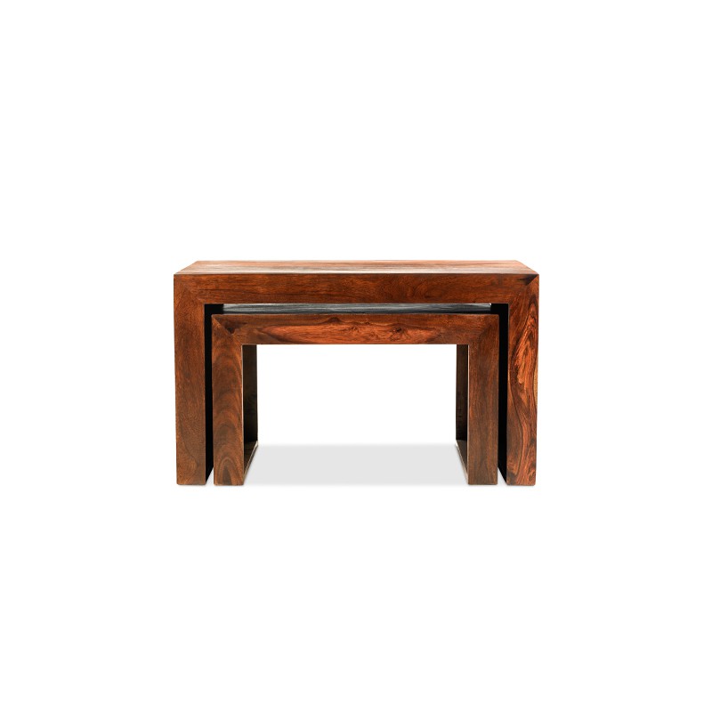 Cuba Sheesham Nest of 2 Tables