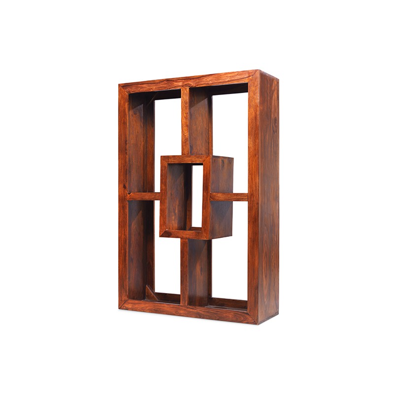 Cuba Sheesham Yoga Bookcase