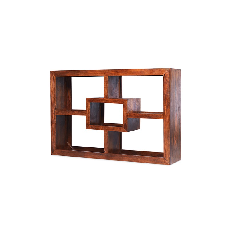 Cuba Sheesham Yoga Bookcase