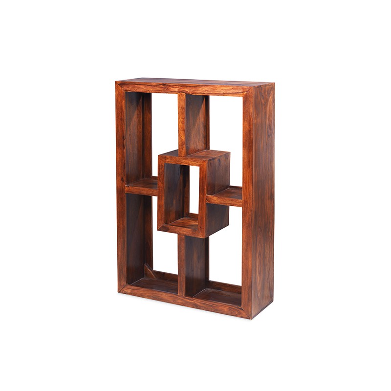 Cuba Sheesham Yoga Bookcase