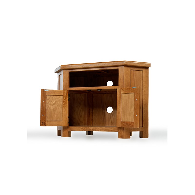 Emsworth Oak Petite Corner TV Unit