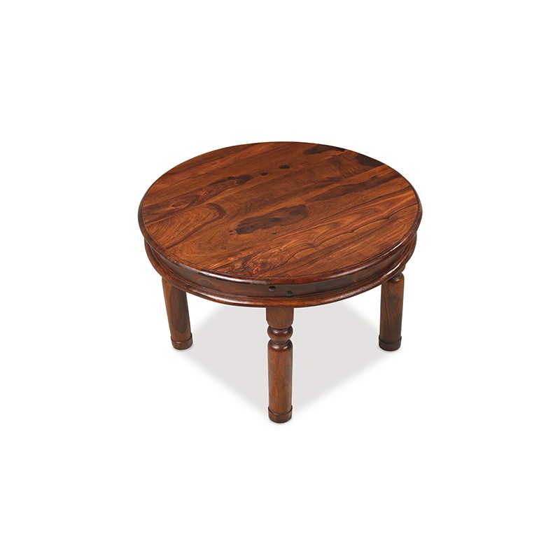 Jali Sheesham 70 cm Round Thakat Coffee Table