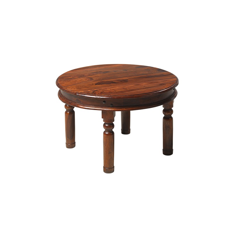 Jali Sheesham 70 cm Round Thakat Coffee Table