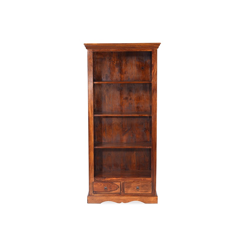 Jali Sheesham Tall Square Bookcase
