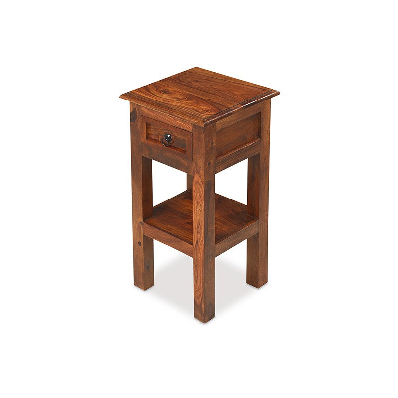 Jali Sheesham Lamp Telephone Table