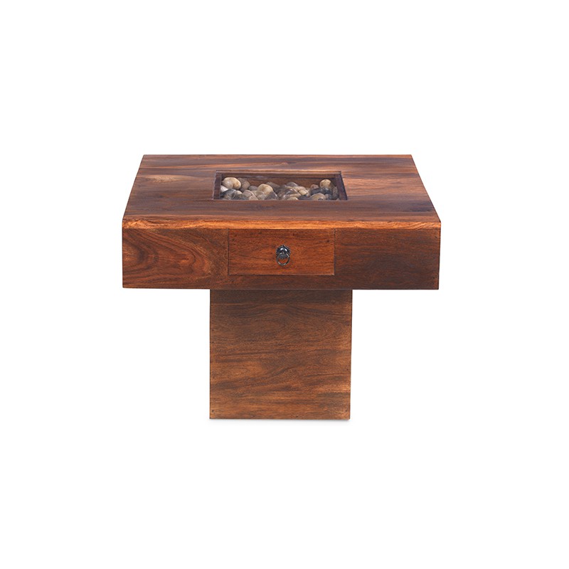 Jali Sheesham Small Pebble Coffee Table