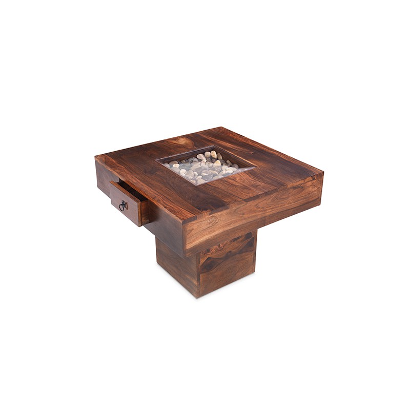 Jali Sheesham Small Pebble Coffee Table