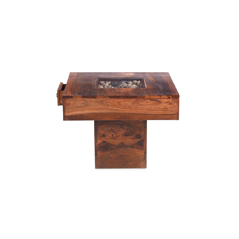 Jali Sheesham Small Pebble Coffee Table