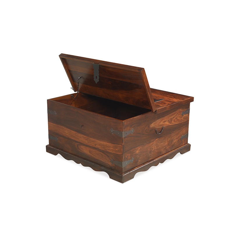 Jali Sheesham Square Coffee Trunk Box
