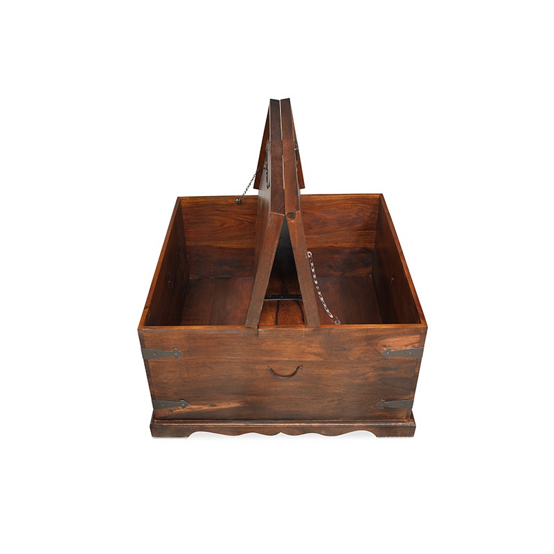 Jali Sheesham Square Coffee Trunk Box