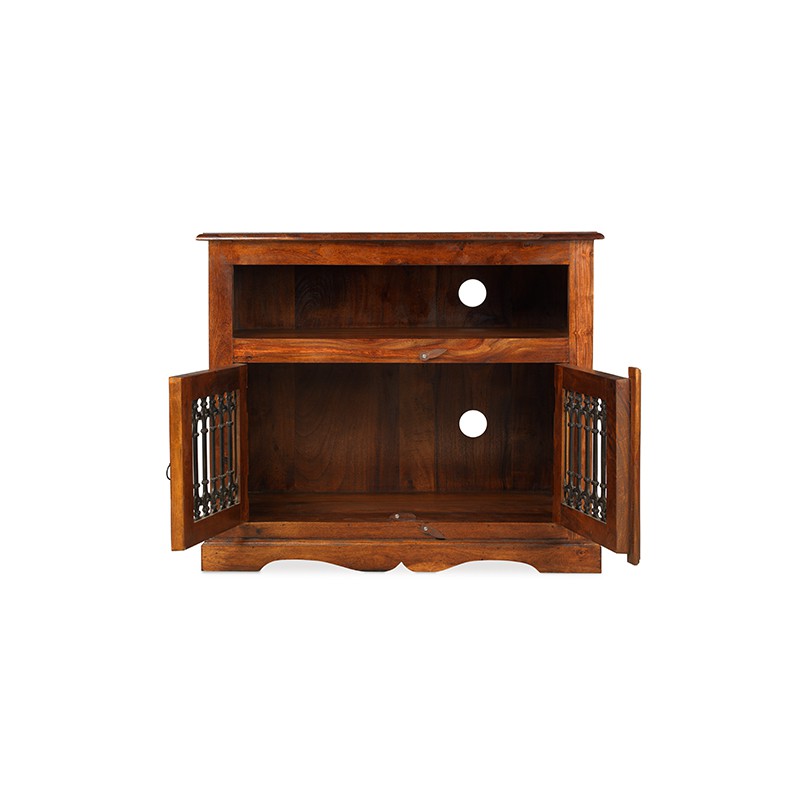 Jali Sheesham Square TV Cabinet