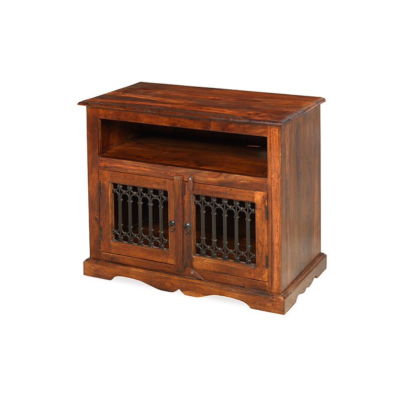 Jali Sheesham Square TV Cabinet