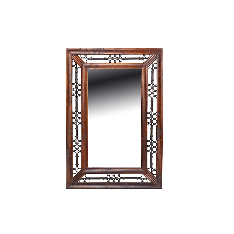 Jali Sheesham Rectangular Mirror