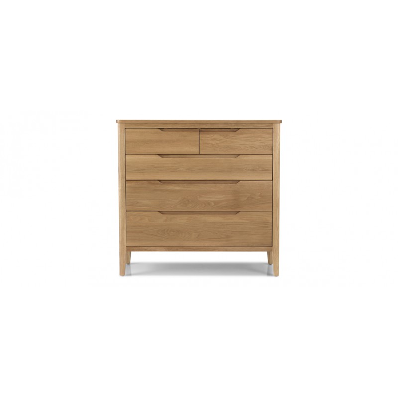 Harkus Oak 2 Over 3 Chest Lifestyle Furniture UK