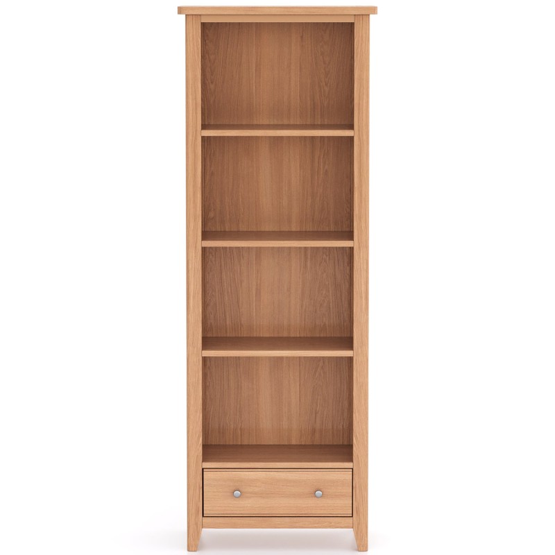 Harlyn Natural Oak Large Bookcase