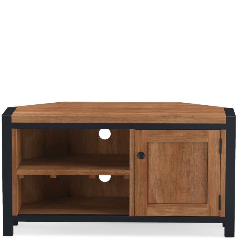 Industrial Acacia Corner TV Unit