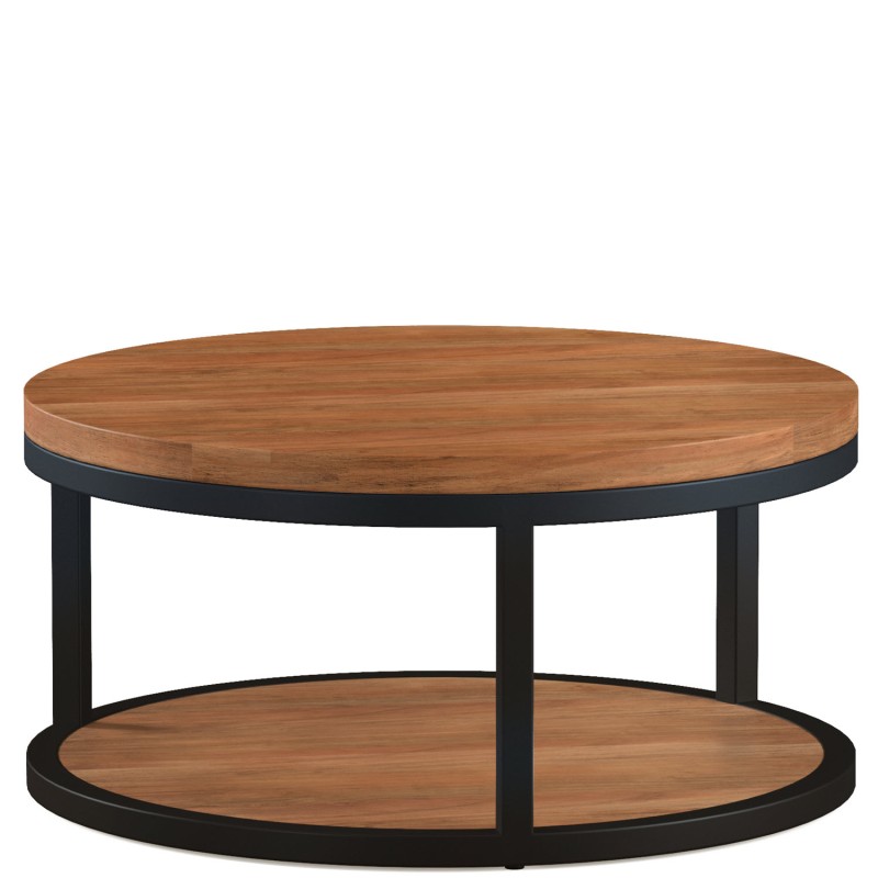 Industrial Acacia Coffee Table