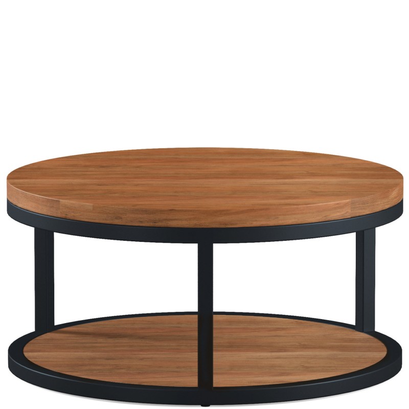 Industrial Acacia Coffee Table