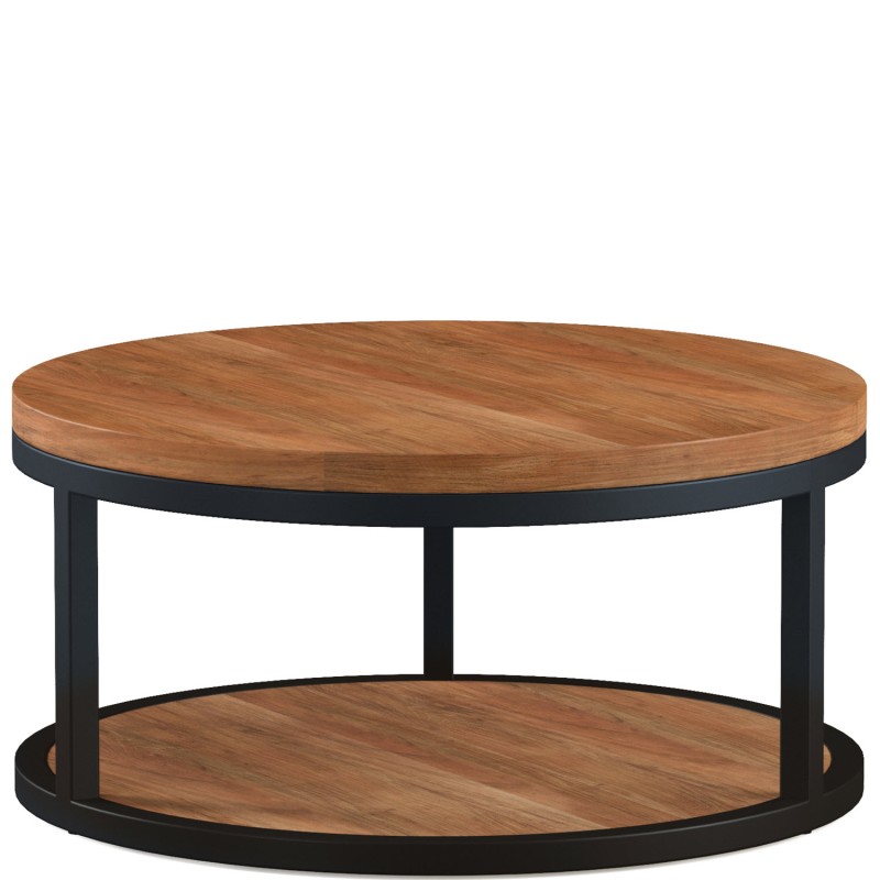 Industrial Acacia Coffee Table