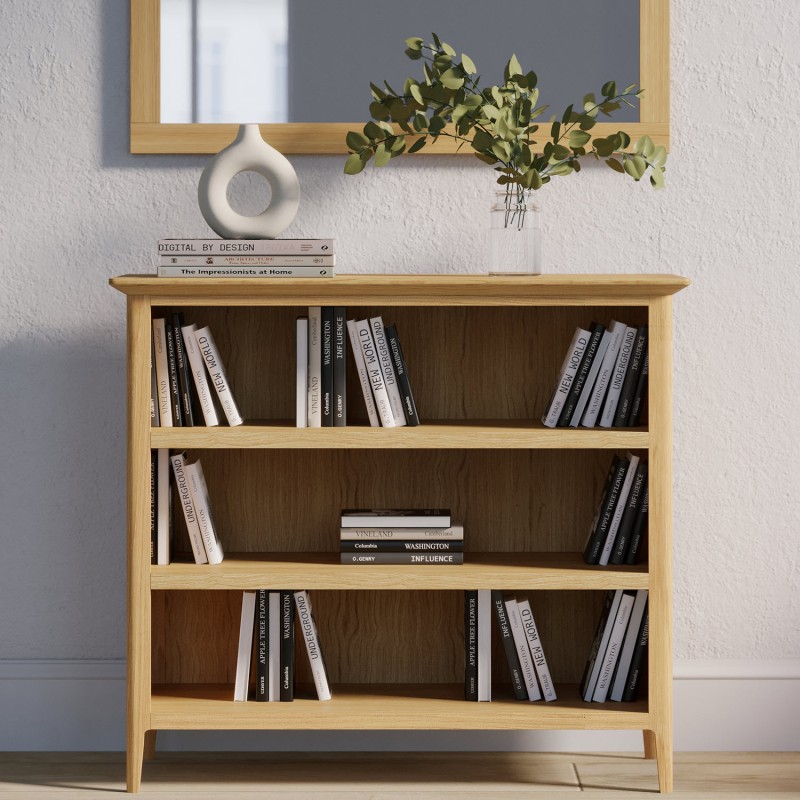 Saxbie Oak Small Bookcase