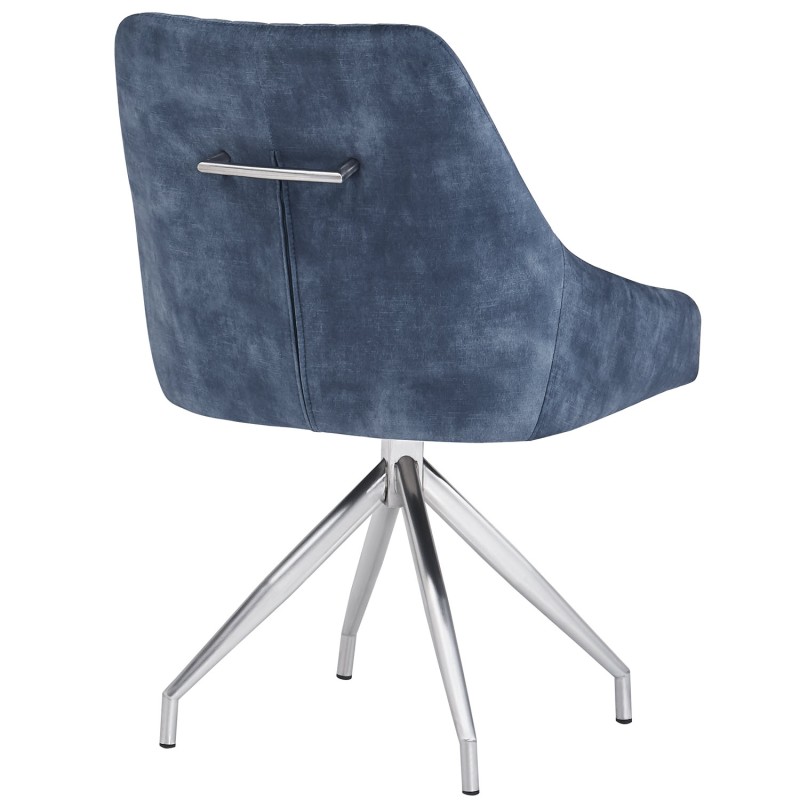 HUGO S Velvet Blue - Swivel SSS Legs