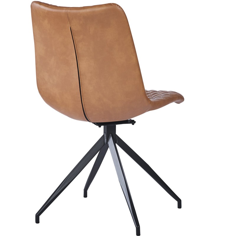 VALI S Pu Brown - Swivel Black Legs