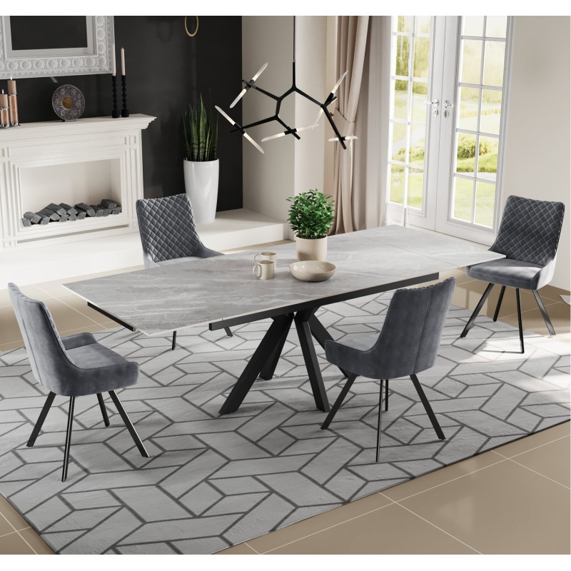 MARCO Ceramic Argento Grey With EXT Matt 160/200/240 cm