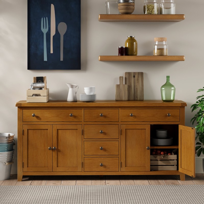 Barton Oak Living & Dining Multi Sideboard