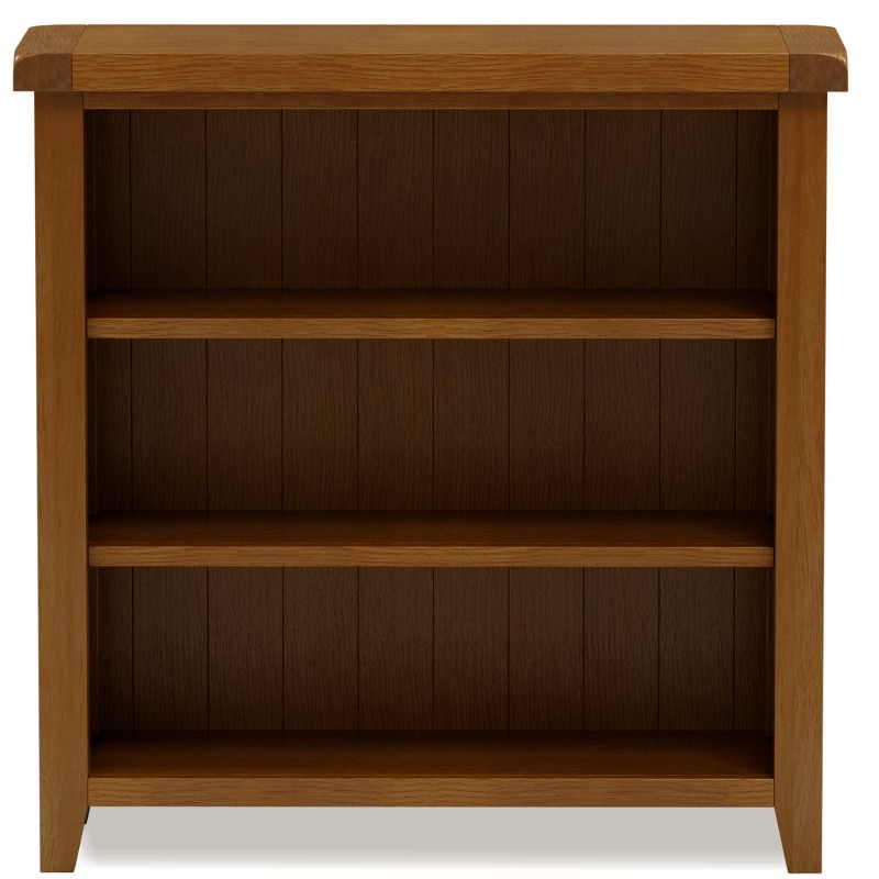 Barton Oak Living & Dining Low Bookcase