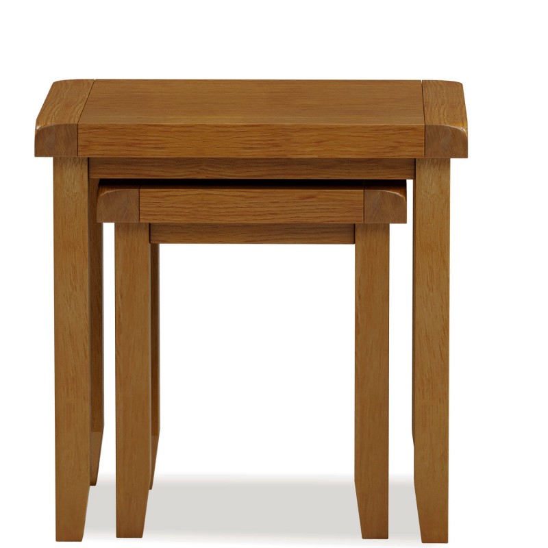 Barton Oak Living & Dining Nest Of 2 Tables