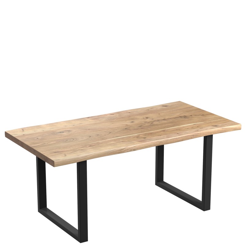ACACIA LIVE EDGE 180 cm U LEG Dining TABLE